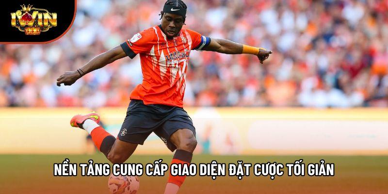 Nền tảng cung cấp giao diện đặt cược tối giản